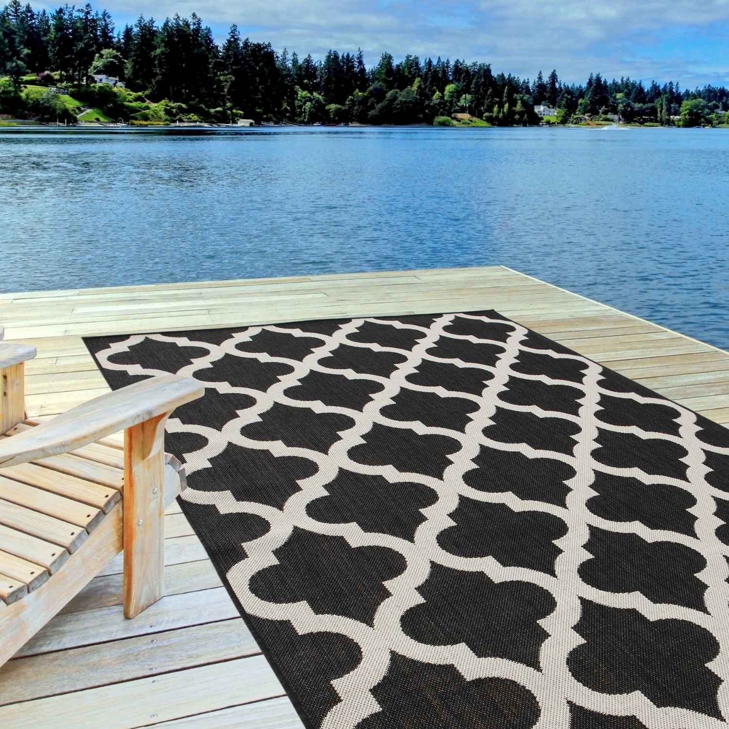 Ecology Outdoor Rug Black | 400B - PN Home
