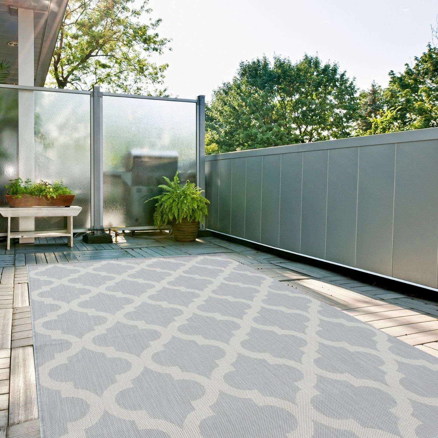 Ecology Outdoor Rug Grey | 400g - PN Home