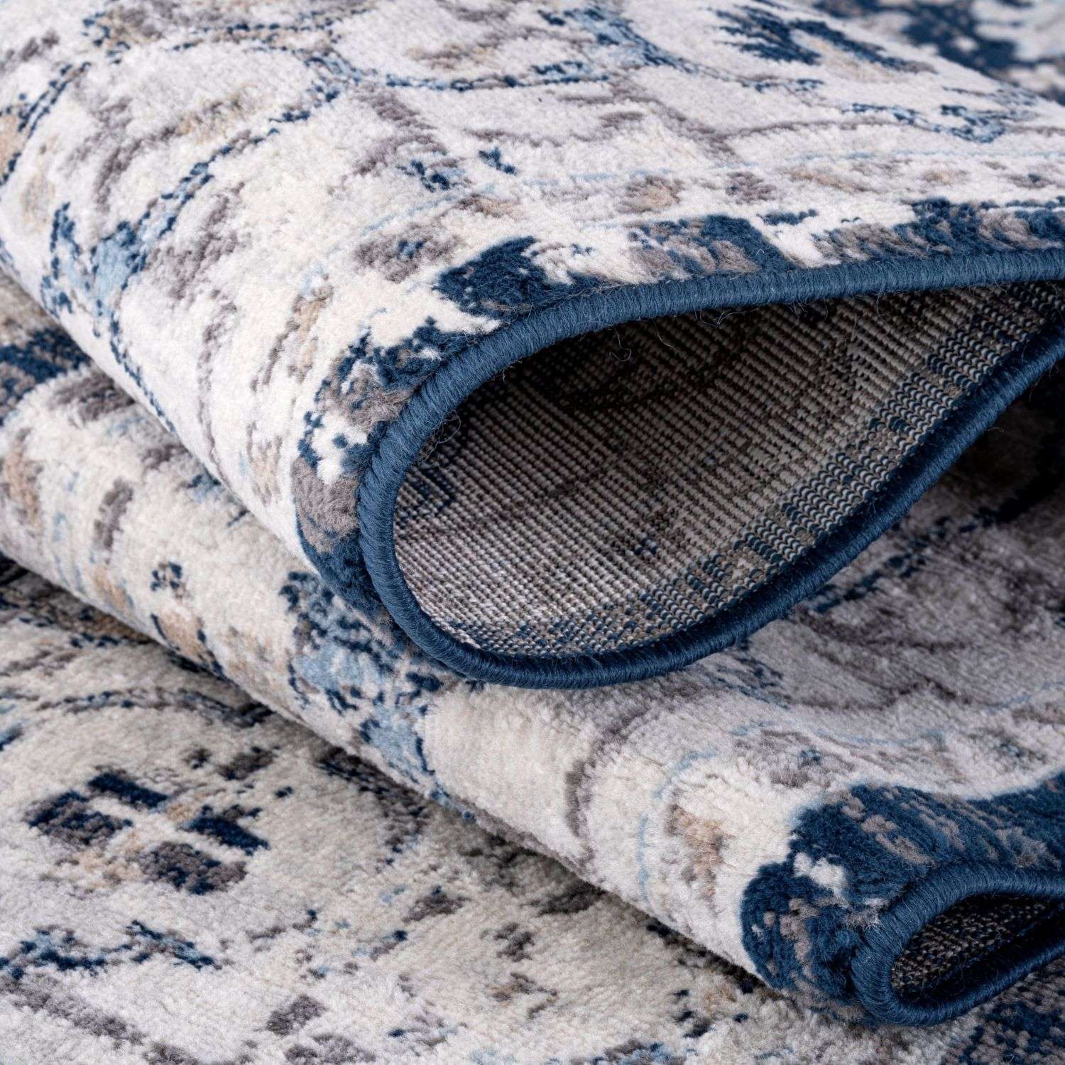 Montana Vintage Navy Rugs | 4040 - PN Home