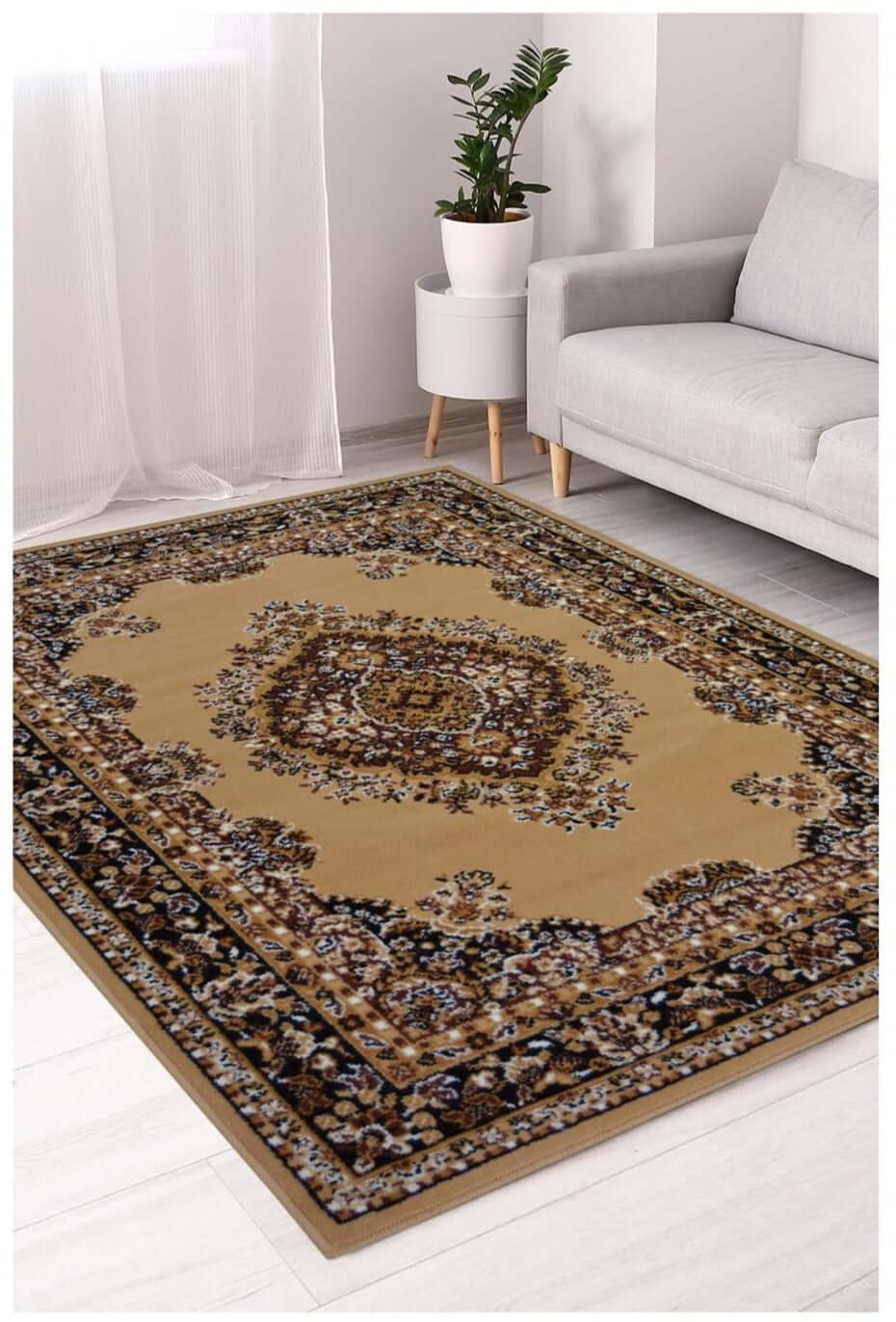 Maestro Traditional Brown Rug | 4470 B55 - PN Home