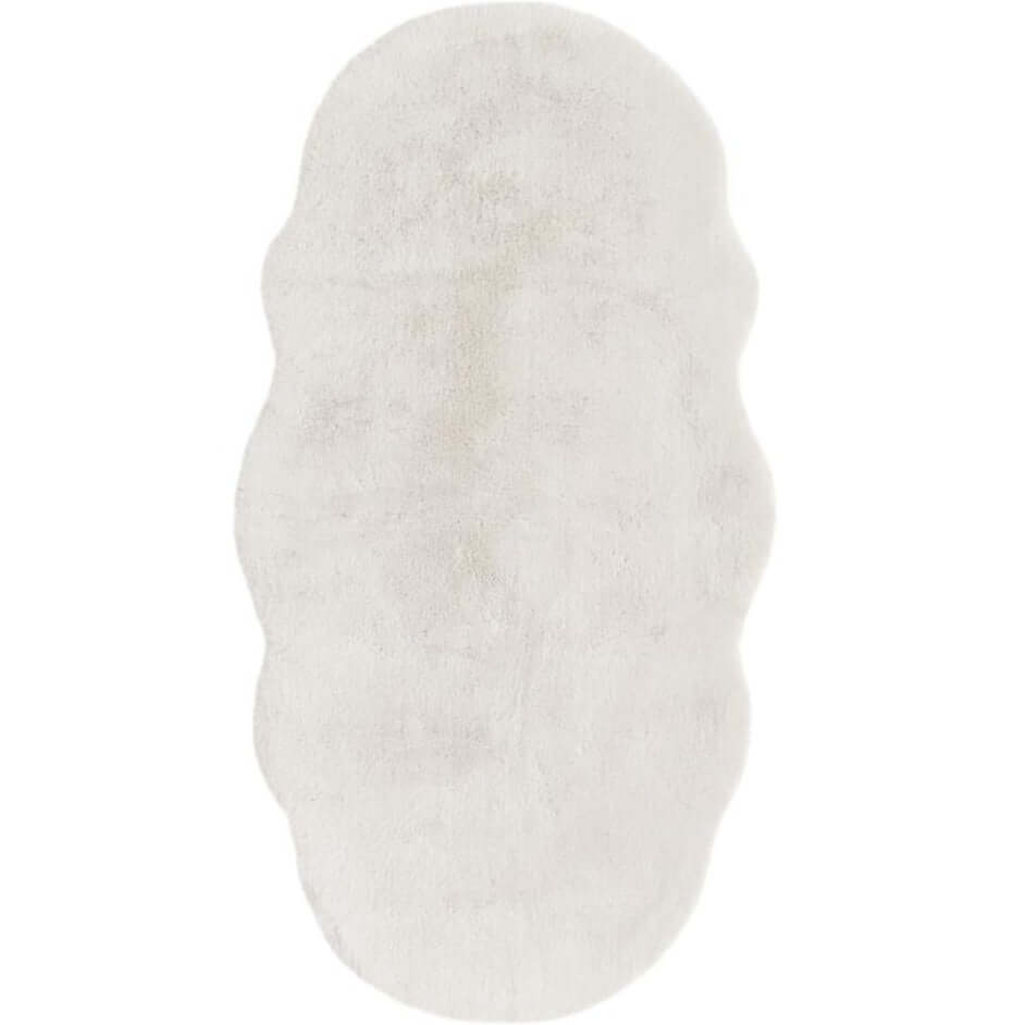 Luxury White Faux Fur Rug - PN Home