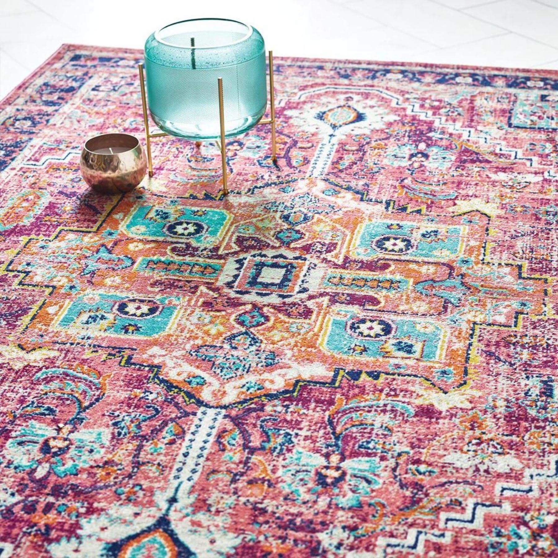 Granada Multicolour Vintage Rug | Ruby - PN Home