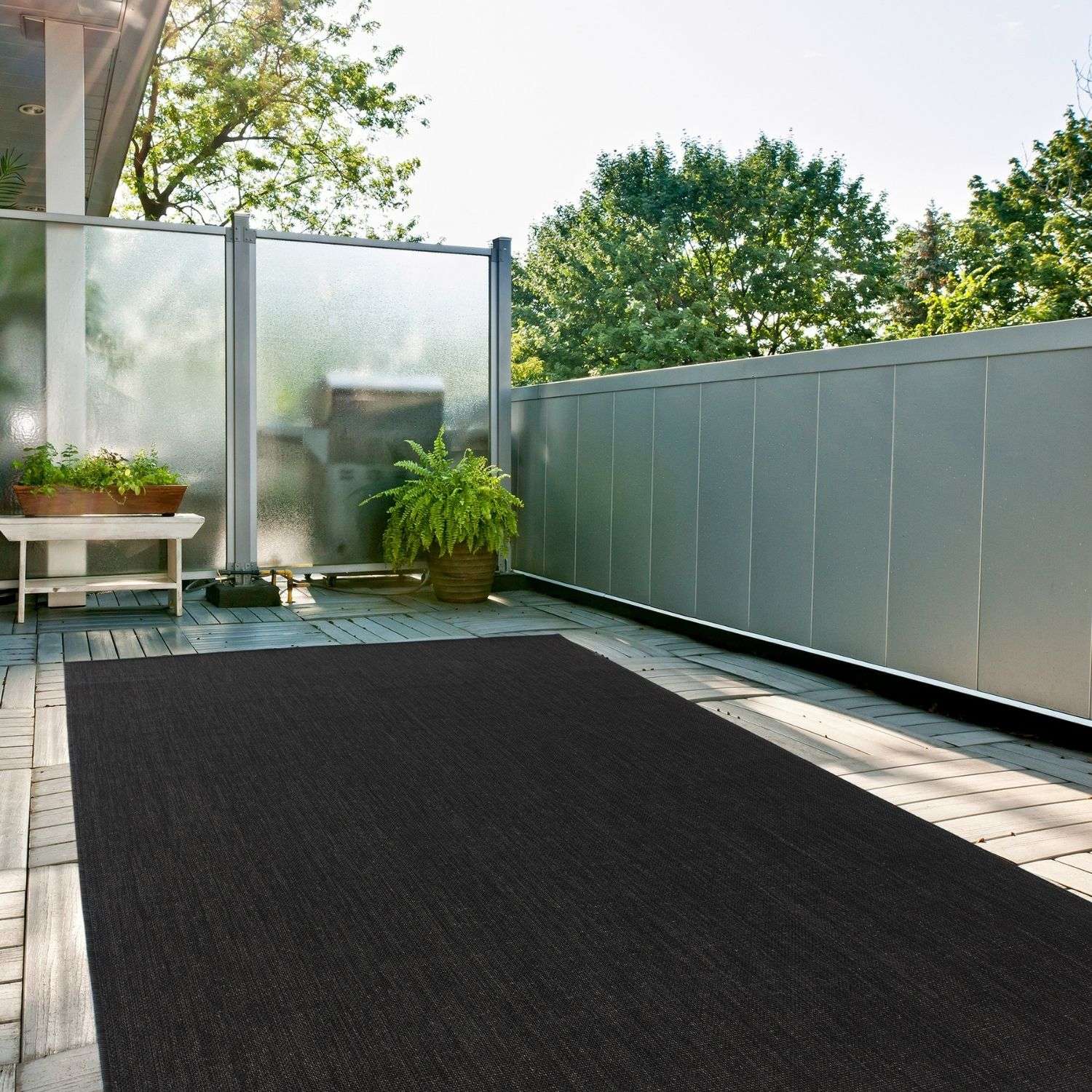 Ecology Outdoor Rug Black | 500B - PN Home