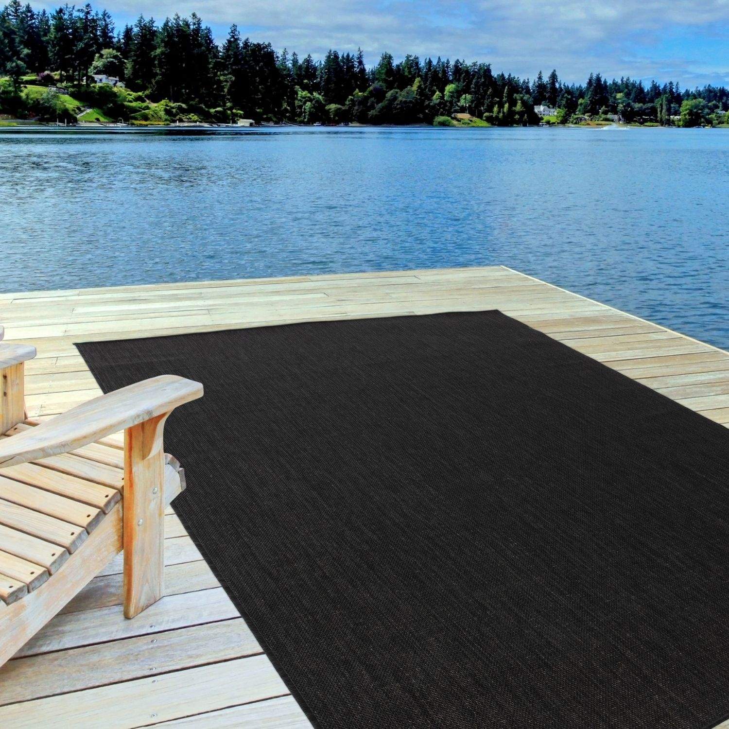 Ecology Outdoor Rug Black | 500B - PN Home