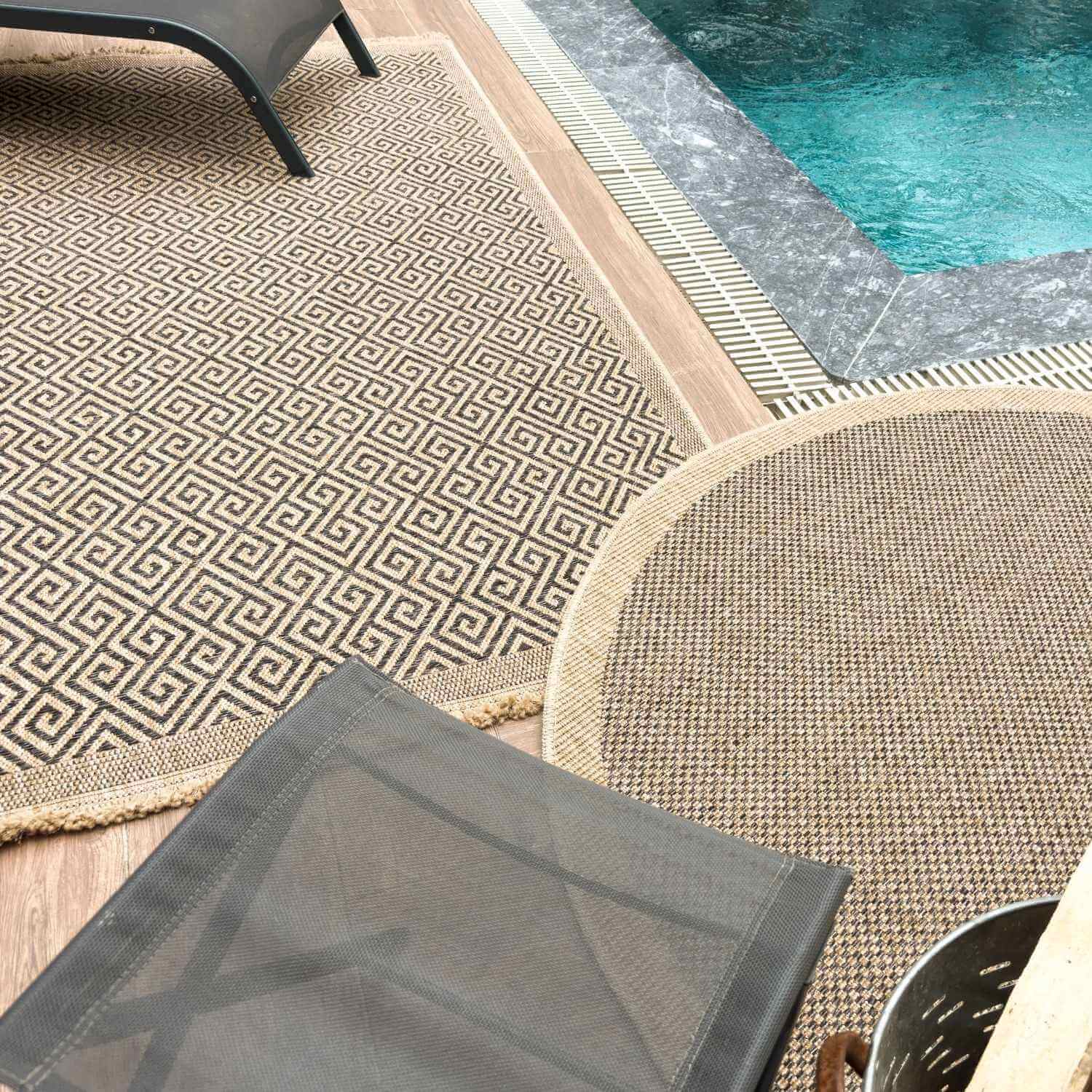 Nature Outdoor Rug Dark Grey | 5100DG - PN Home
