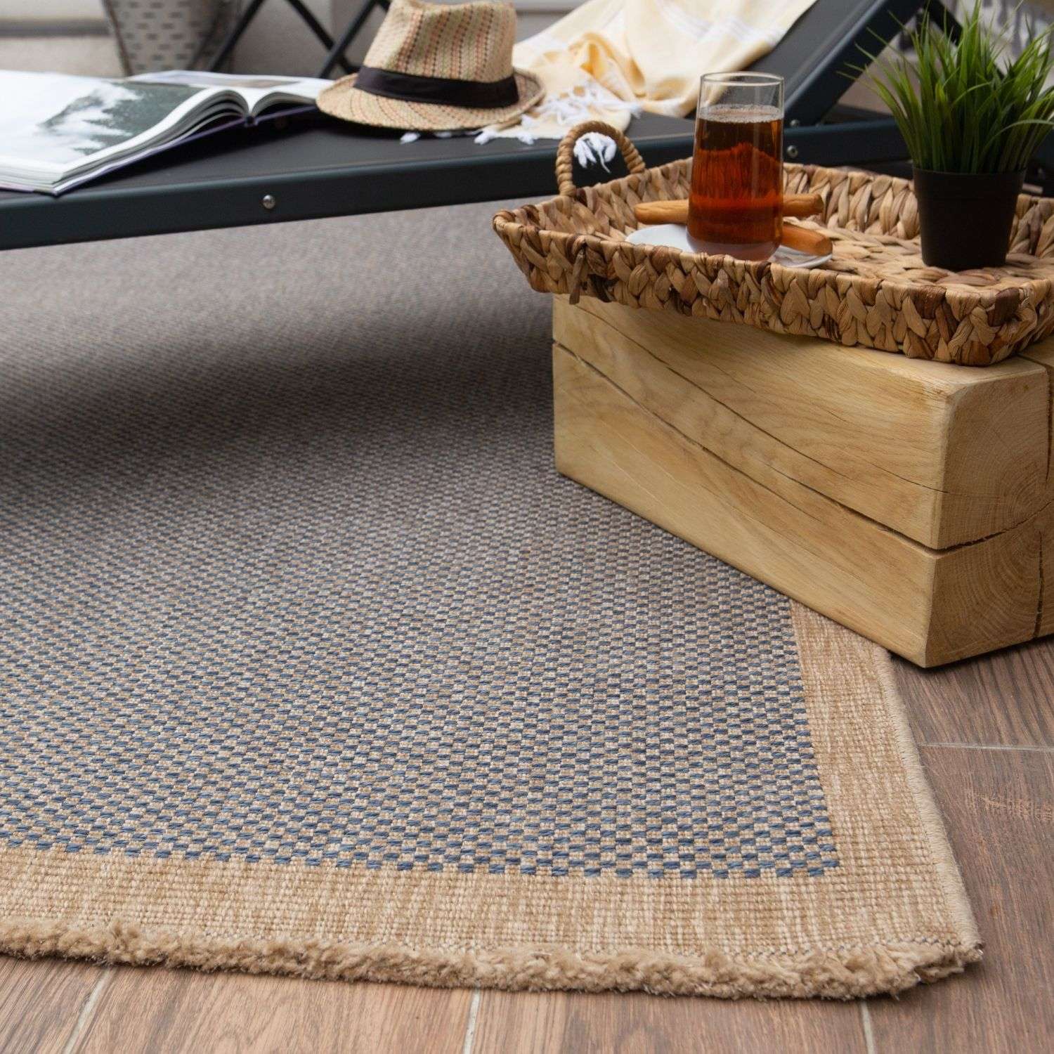 Nature Outdoor Rug Blue | 5200B - PN Home