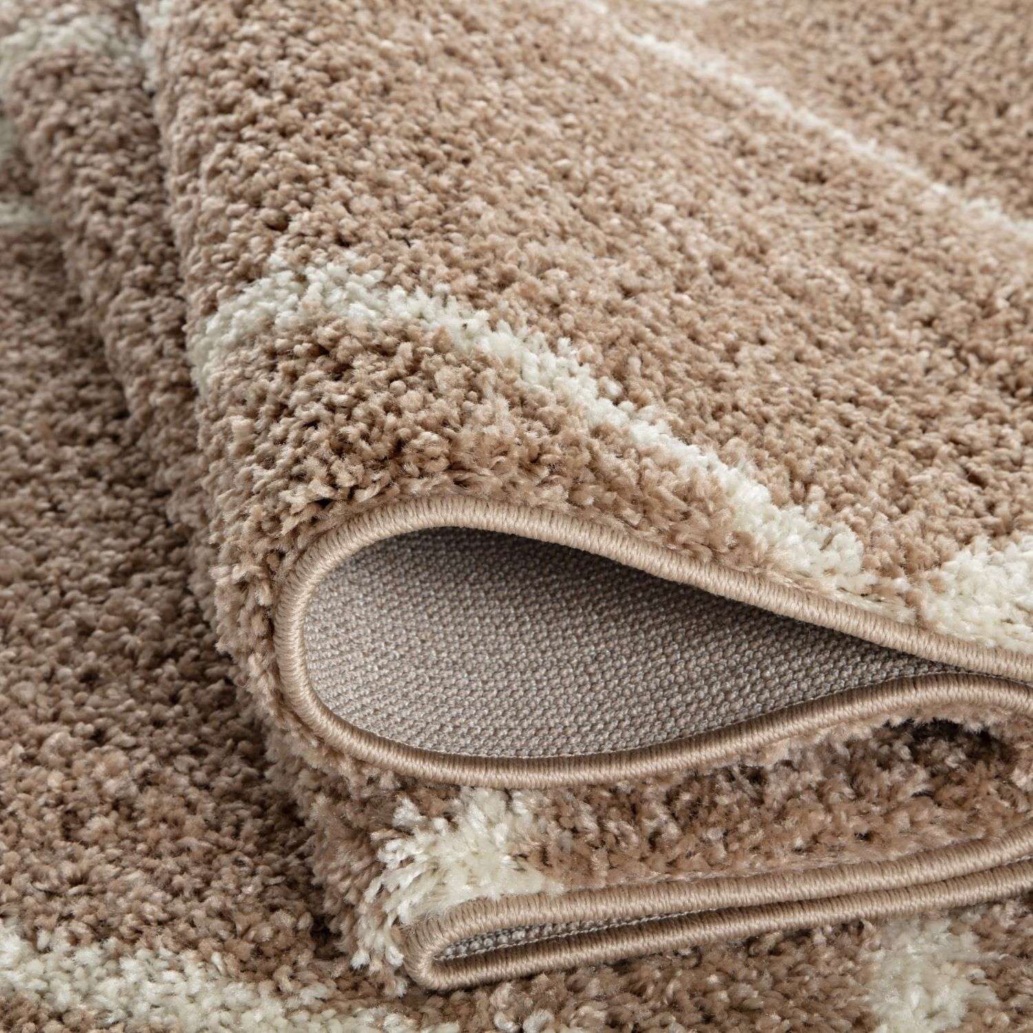 Moroccan Beige Shaggy Rug | 520 - PN Home