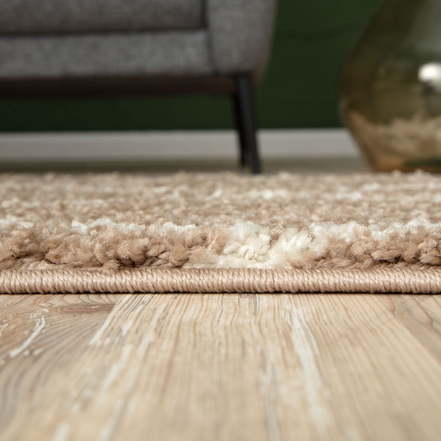 Moroccan Beige Shaggy Rug | 520 - PN Home