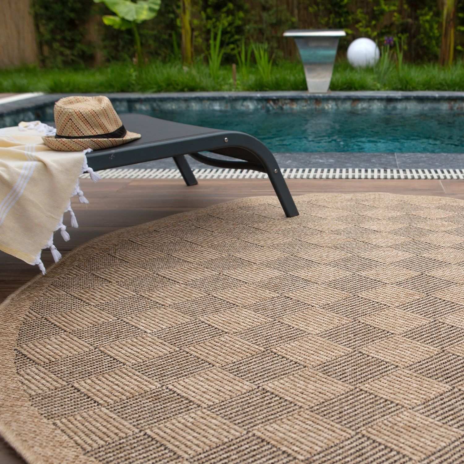 Nature Outdoor Rug Dark Grey | 5300DG - PN Home
