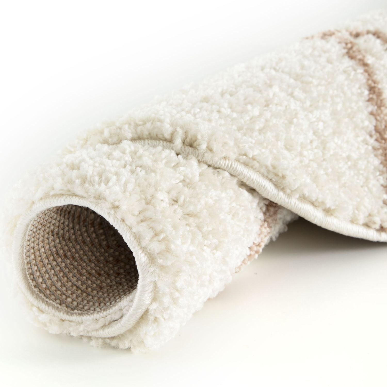 Moroccan Ivory Shaggy Rug | 530 - PN Home