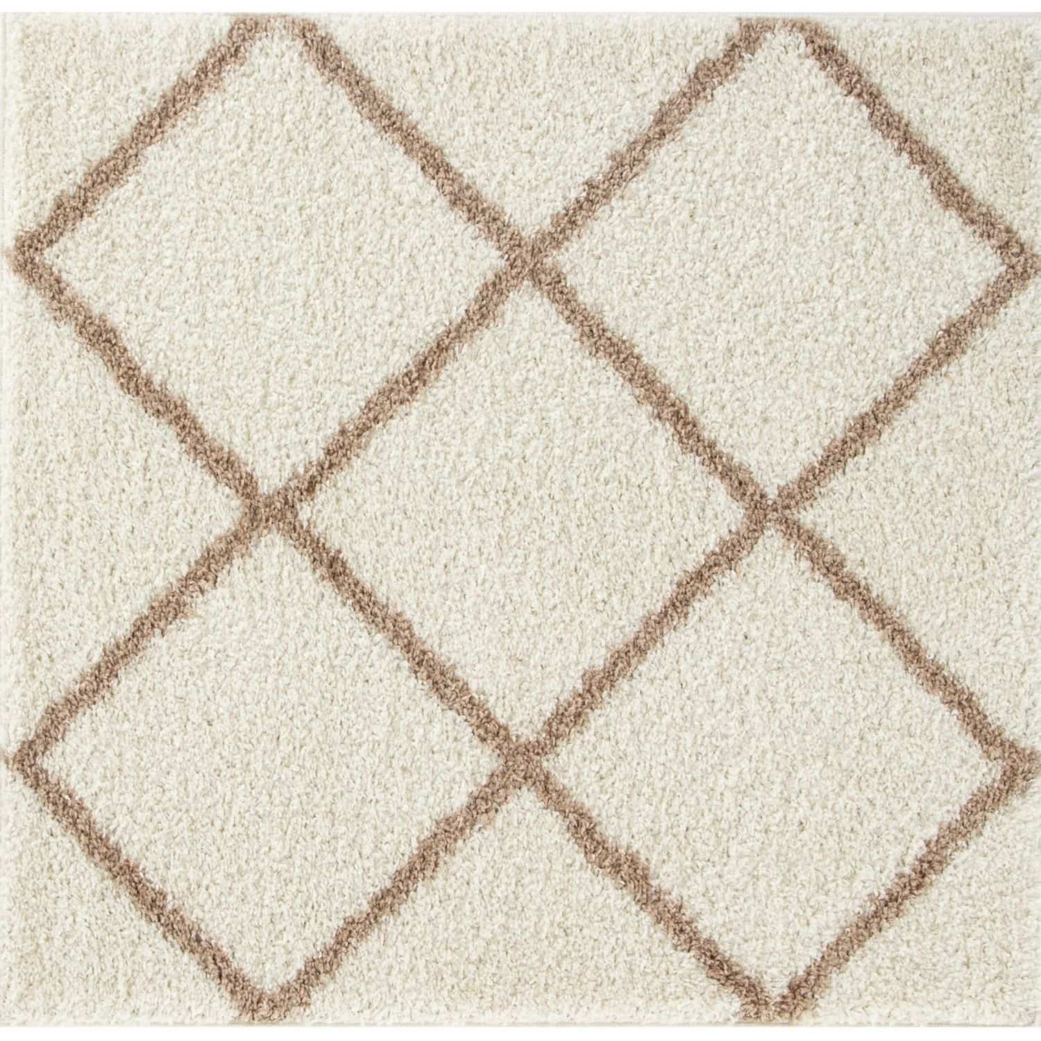 Moroccan Ivory Shaggy Rug | 530 - PN Home