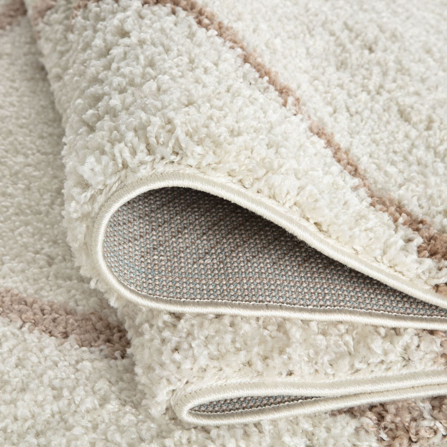 Moroccan Ivory Shaggy Rug | 530 - PN Home