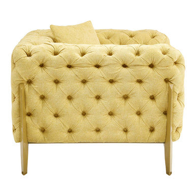 Esme Pistachio Green Tufted Armchair - PN Home