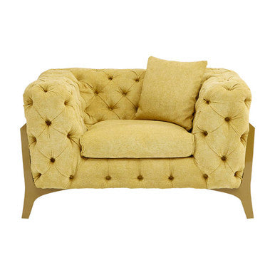 Esme Pistachio Green Tufted Armchair - PN Home