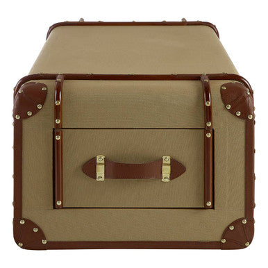 Columbus Canvas Trunk Design Coffee Table - PN Home