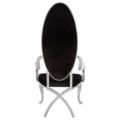 Novara Silver Baroque Chair - PN Home