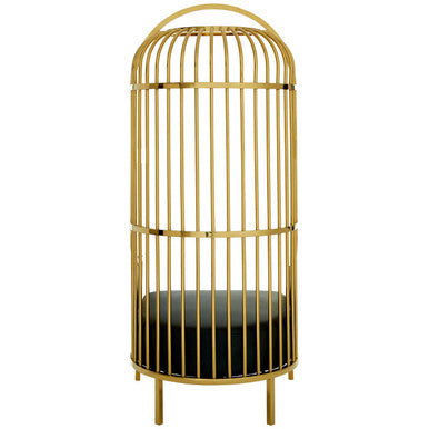 Eliza Gold Finish Dome Cage Chair - PN Home
