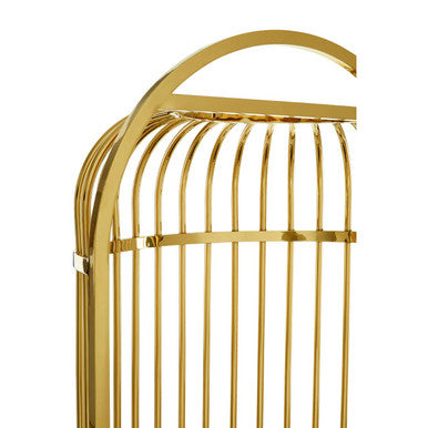 Eliza Gold Finish Dome Cage Chair - PN Home