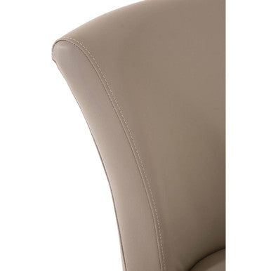 Eliza Grey Faux Leather Dining Chair - PN Home