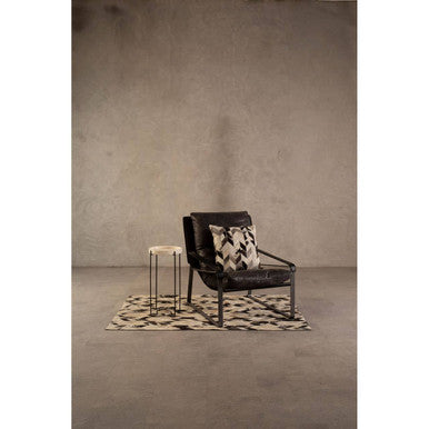 Hoxton Dark Brown Leather Lounge Chair