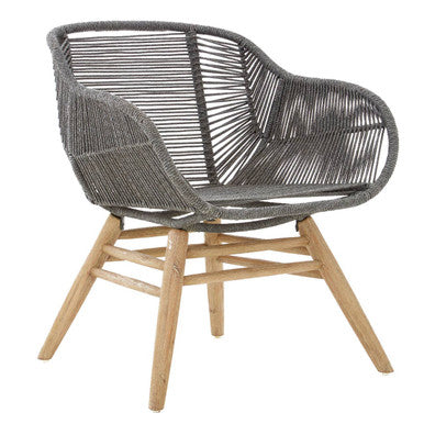 Sisal Grey Rope Armchair - PN Home