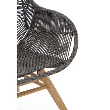 Sisal Grey Rope Armchair - PN Home