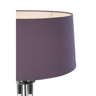 Skye Tall Acrylic And Tubular Base Floor Lamp - PN Home