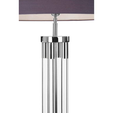 Skye Tall Acrylic And Tubular Base Floor Lamp - PN Home