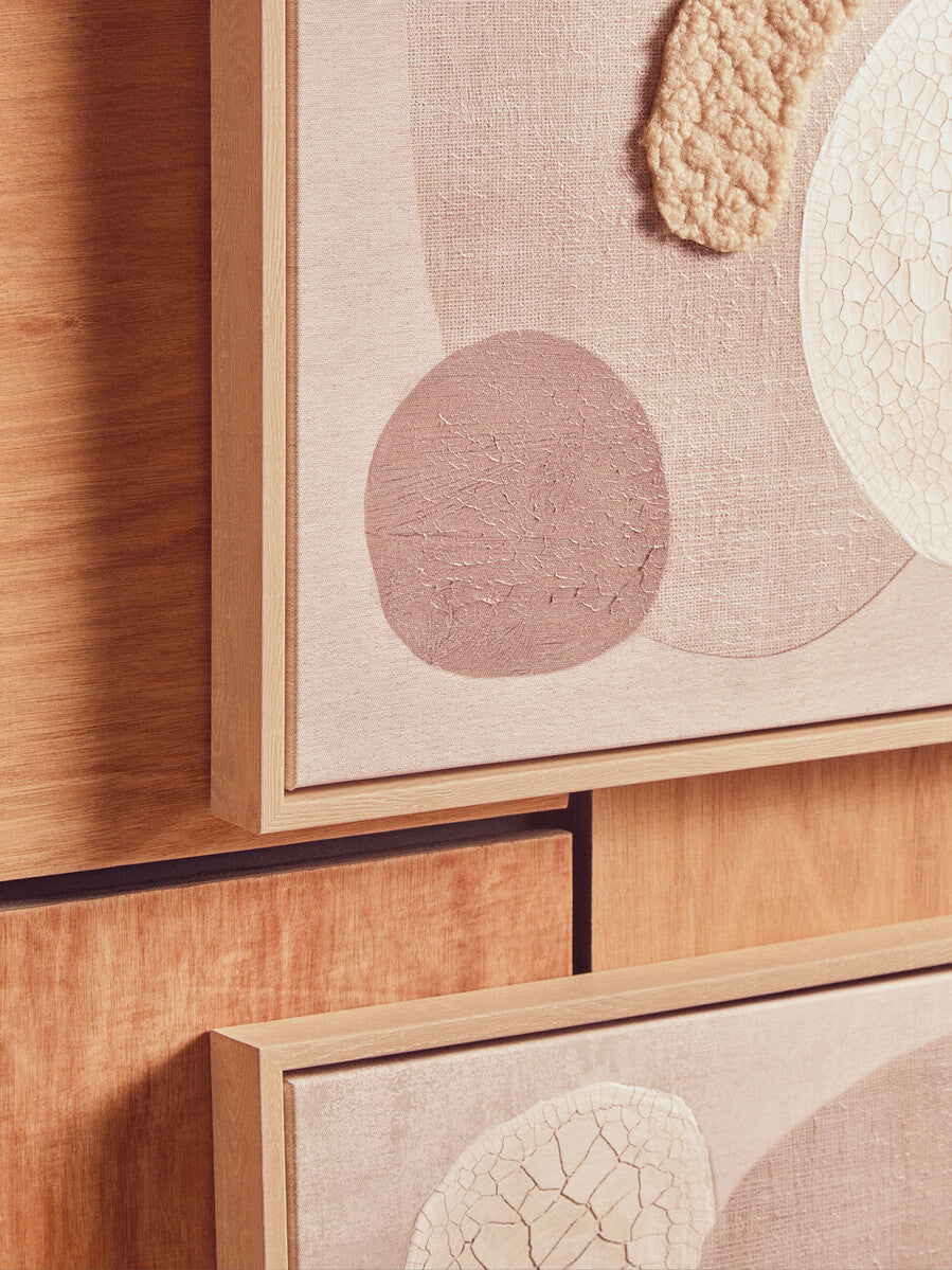 Astratto Set Of 2 Natural Textured Wall Art - PN Home