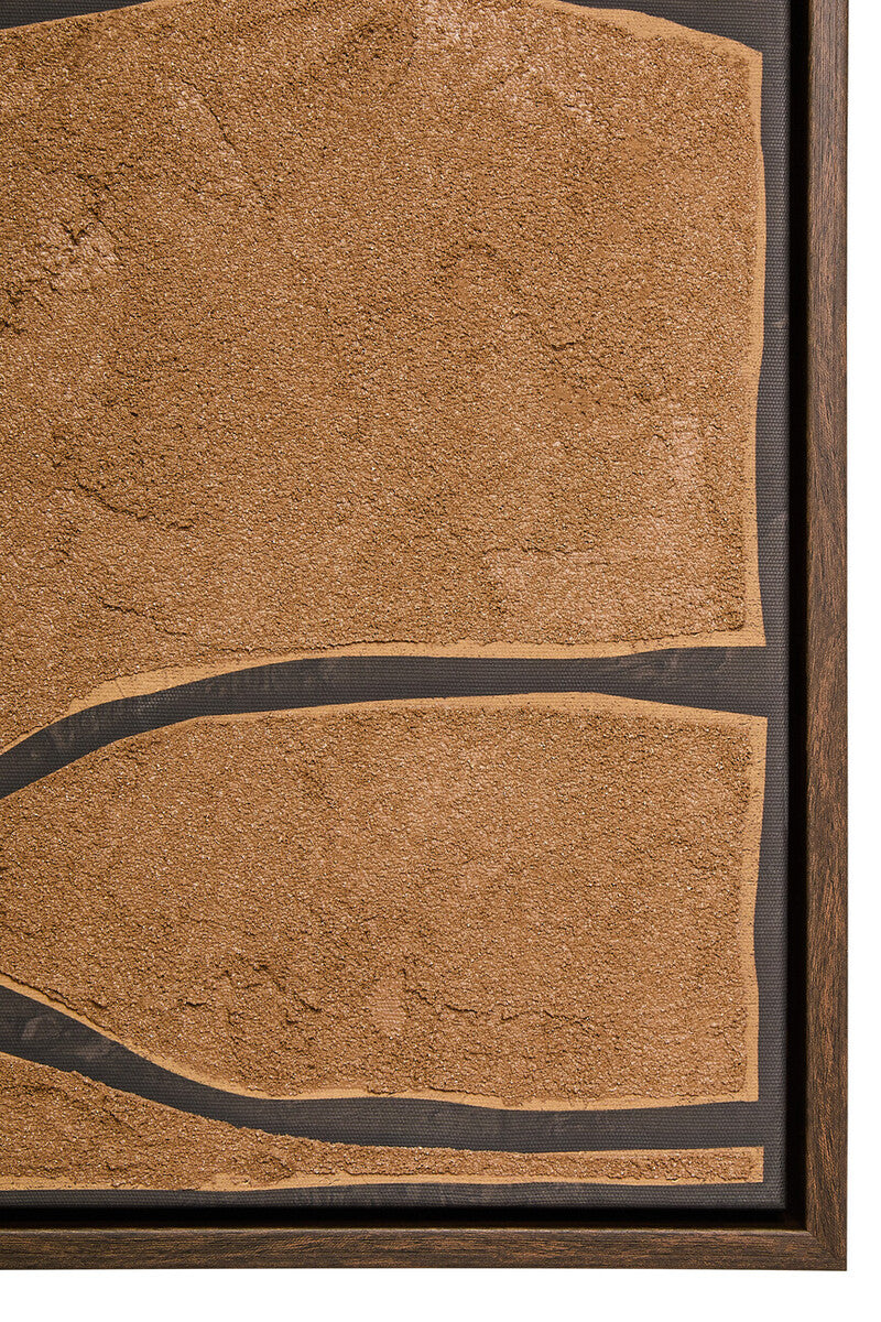 Astratto Set Of 2 Brown and Black Textured Wall Art - PN Home