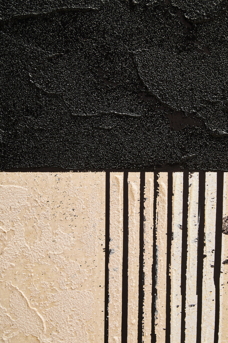 Astratto Black and Cream Wall Art - PN Home
