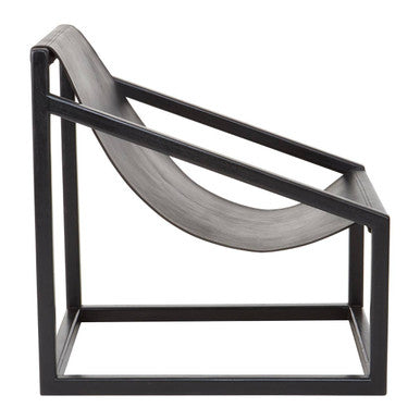 Kendari Black Cubic Frame Chair - PN Home