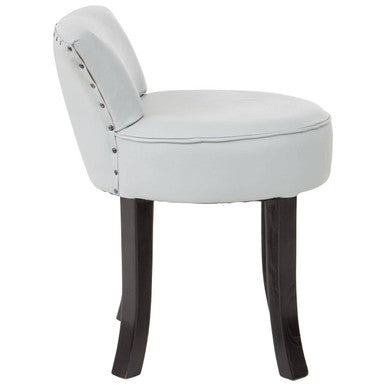 Kendari Grey Leather Rounded Chair - PN Home
