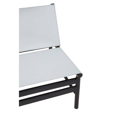 Kendari Grey Plain Cow Leather Chair