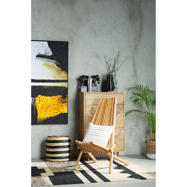 Manado Wooden Lounge Chair - PN Home