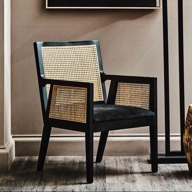 Corso Rattan Chair with Black Frame - PN Home