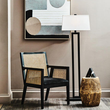 Corso Rattan Chair with Black Frame - PN Home