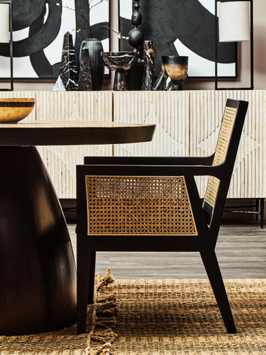Corso Rattan Chair with Black Frame - PN Home
