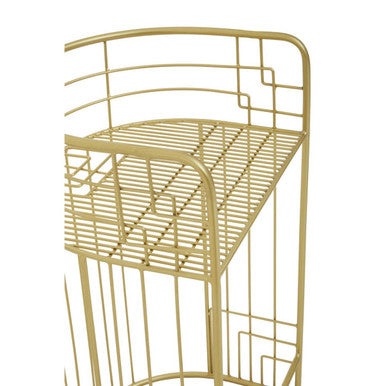 Rabia Gold Finish Bar Chair - PN Home