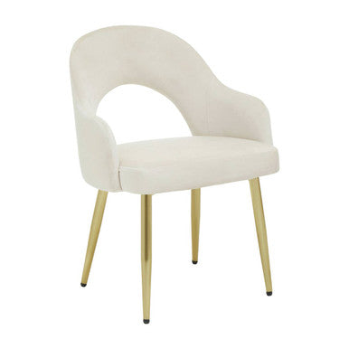 Dani Stone Velvet Dining Chair