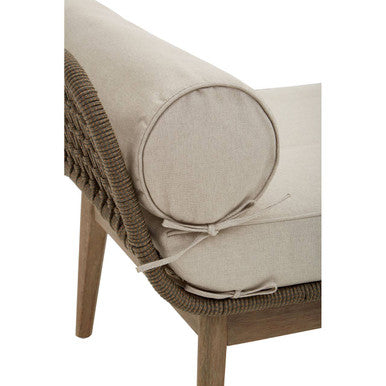 Opus Rope Woven Longue Bench with Cushions - PN Home