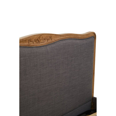 Parkside Grey Fabric Kingsize Bed