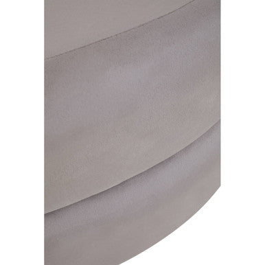 Hartford Mink Velvet Oval Stool