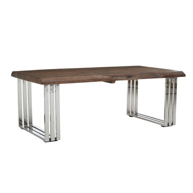Hampstead Natural And Silver Coffee Table - PN Home
