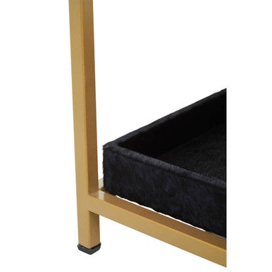 Kensington Townhouse Hair On Hide Bedside Table