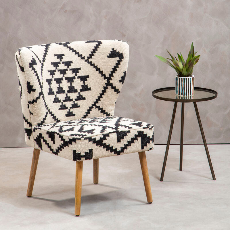 Cefena Berber Style Mango Wood Chair - PN Home