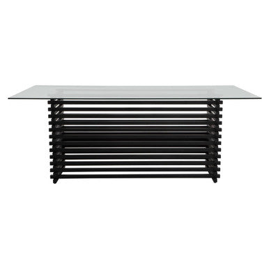 Vogue Matte Black Dining Table - PN Home