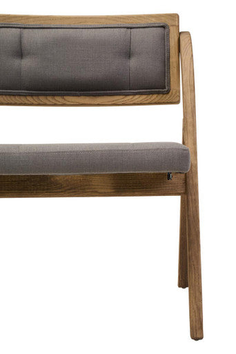 Cebu Grey Wash Elm Wood Folding Chair - PN Home