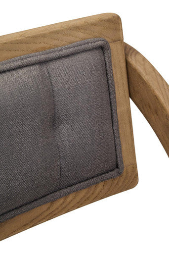 Cebu Grey Wash Elm Wood Folding Chair - PN Home
