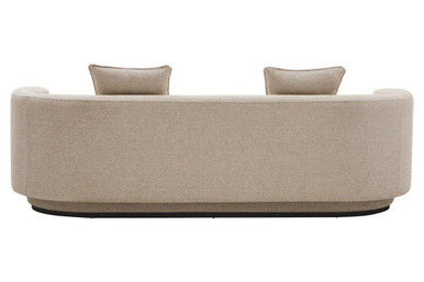 Oratino Ivory Linen Fabric 3 Seater Sofa